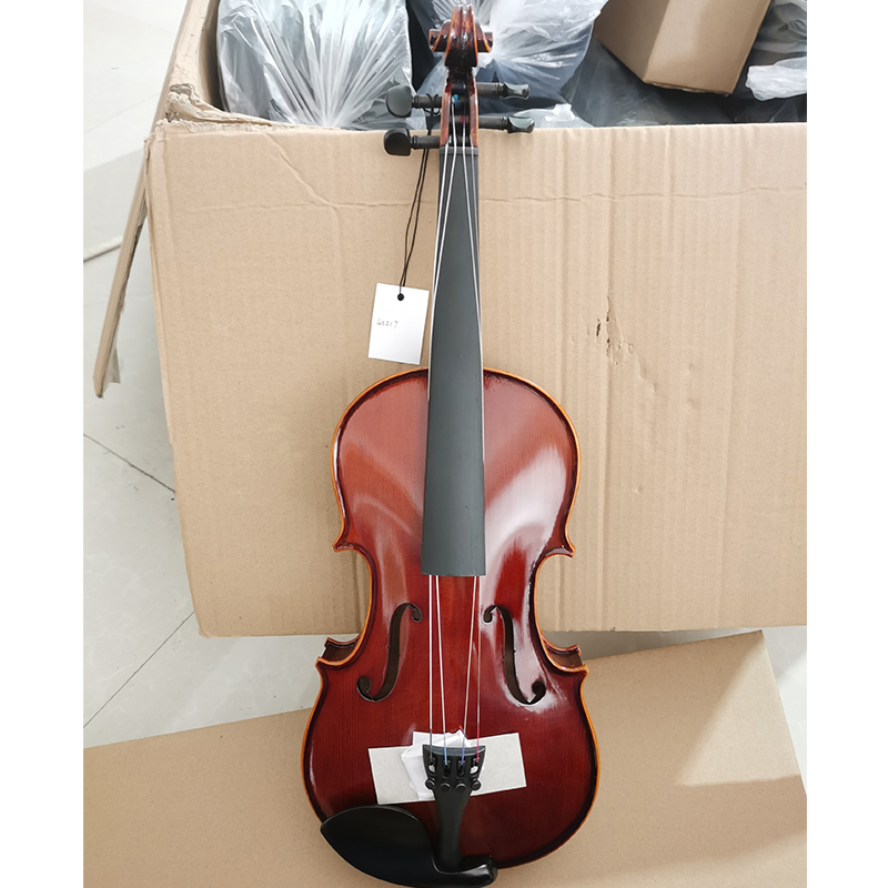 Violín de conservatorio hecho a mano, violín avanzado de arce flameado (VH30H)