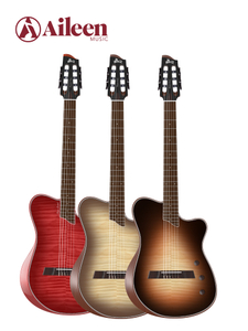 WCG370 Fabricante de instrumentos musicales de China Winzz Guitarra electroacústica de cuerdas de nailon de 39 '