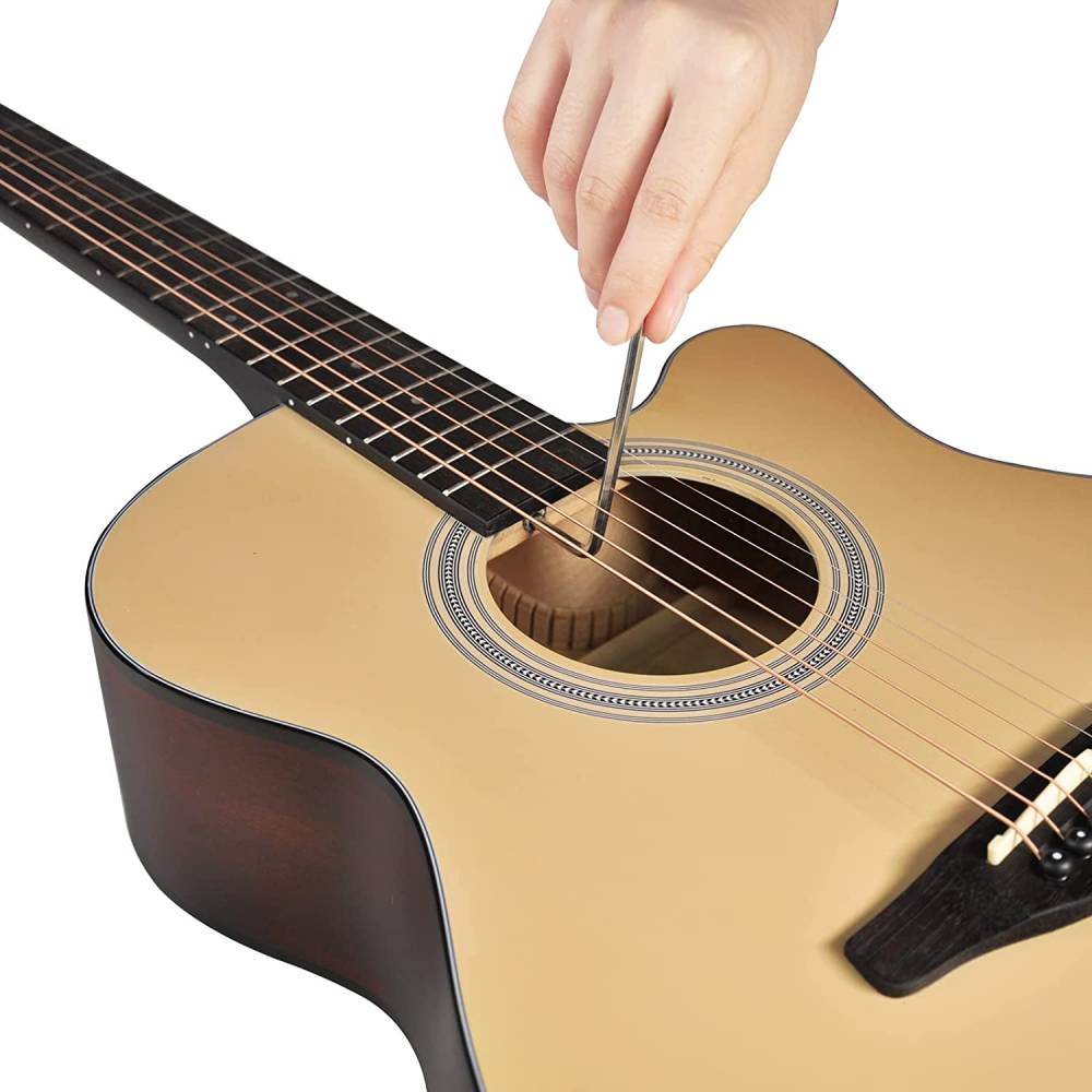 Guitarra eléctrica acústica de tilo para principiantes de 40 pulgadas (AF-H00LC)