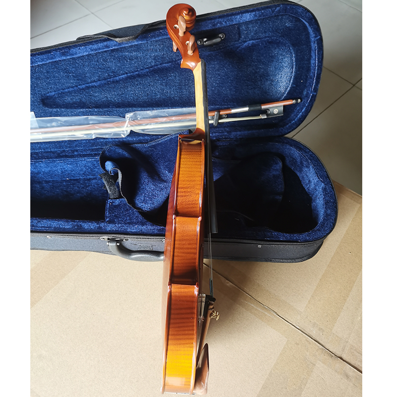 Diapasón de madera dura teñida violín purfled (VG200)