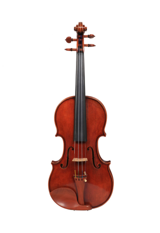 Violín maestro 4/4, violín hecho a mano de estilo antiguo con barniz de aceite (VHH1000)