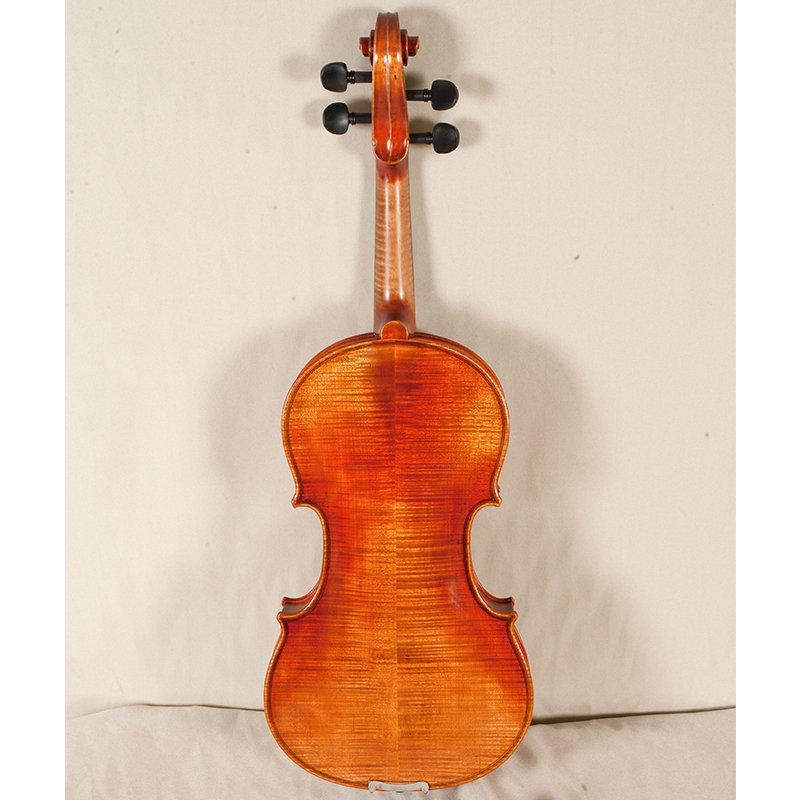 Violín de conservatorio hecho a mano, violín avanzado de arce flameado agradable (VH500Z)