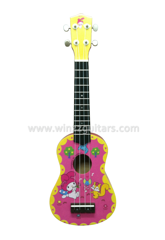 21 "calcomanías patrón diseño soprano ukulele (AU01R-D)