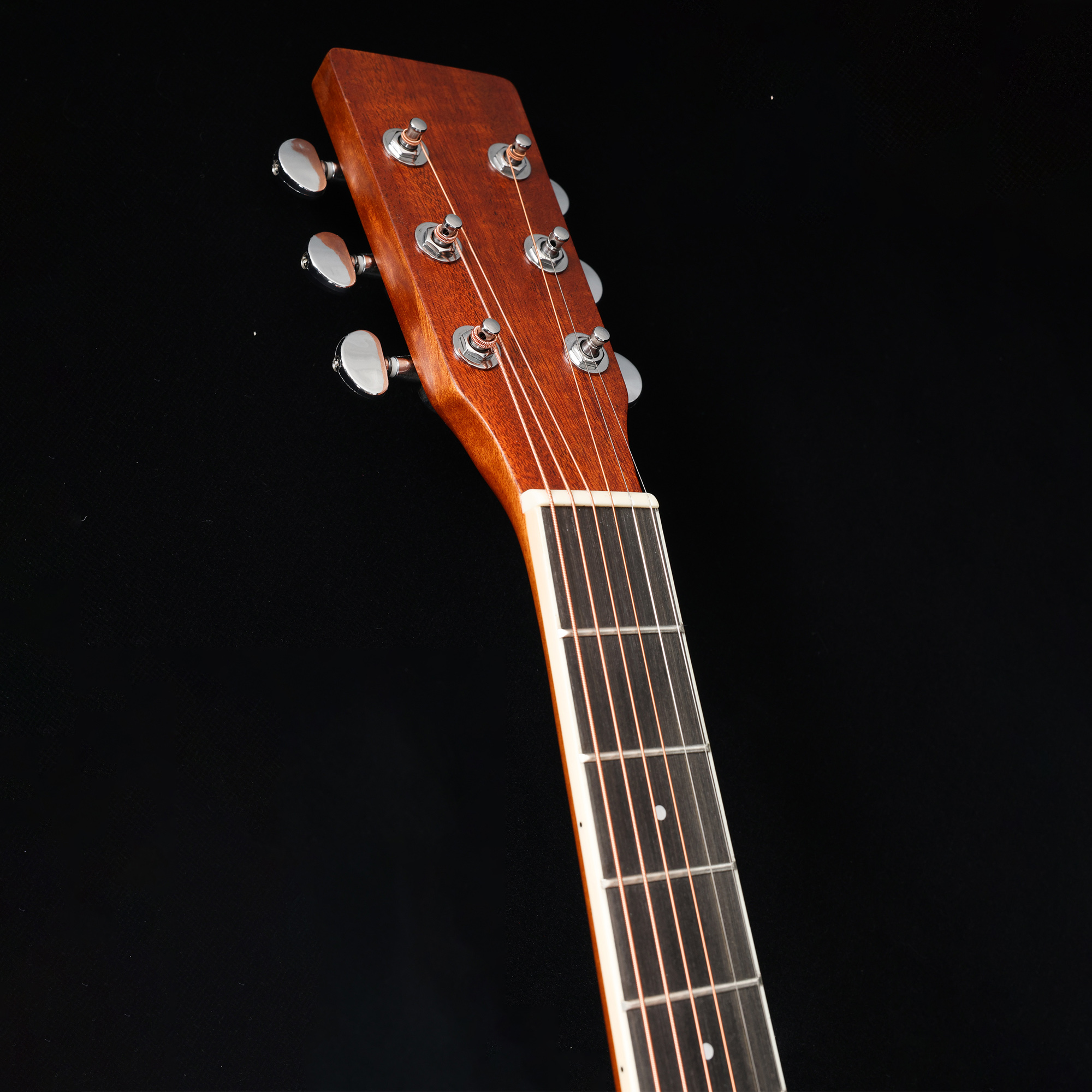 Guitarra acústica Linden 40 instrumentos musicales de 41 pulgadas con 2 pasadores de correa (AF07DT-M)