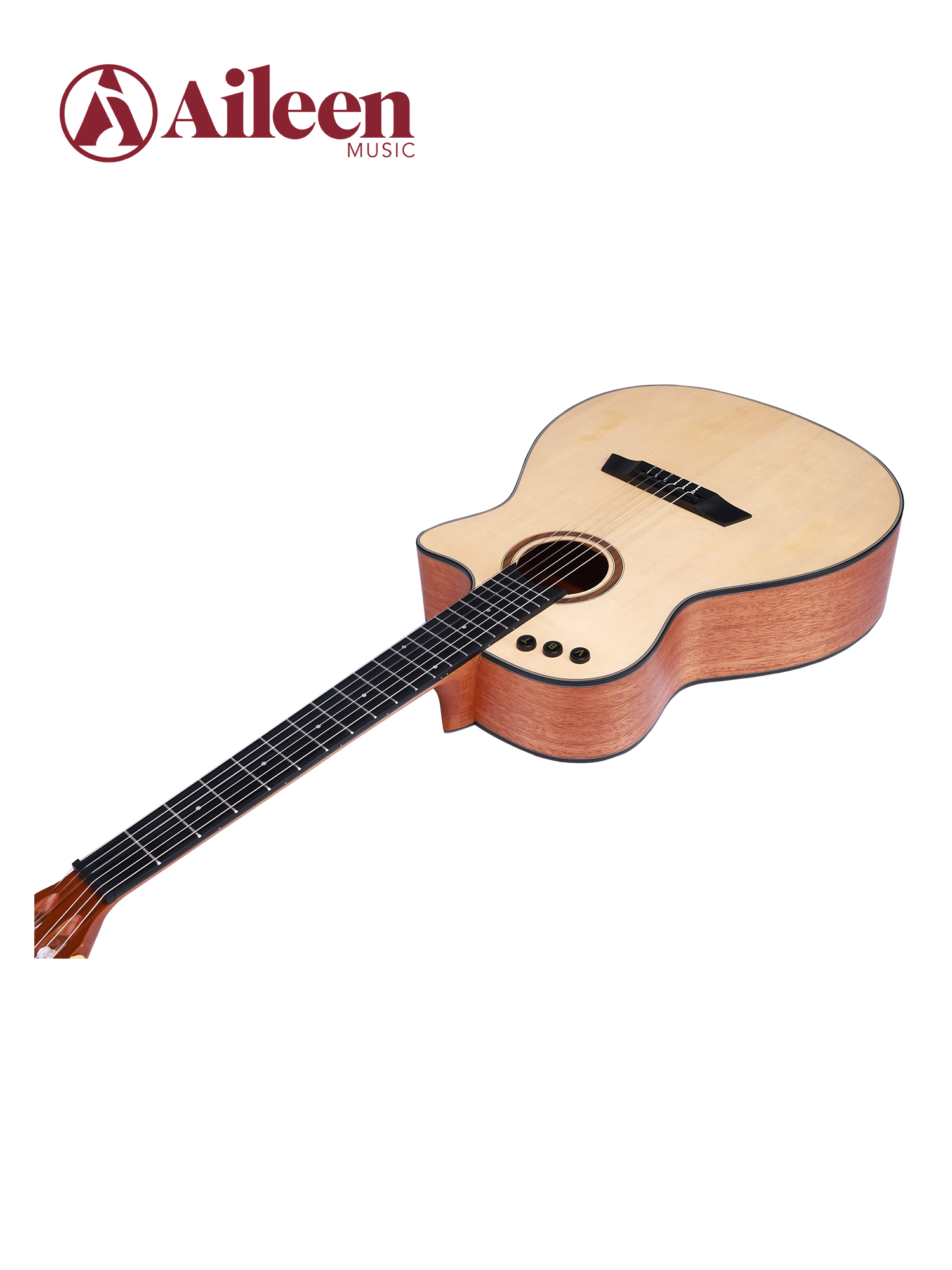 WHG17CE Gran oferta, guitarra híbrida de cuerdas de nailon Winzz de 41 'de alta calidad