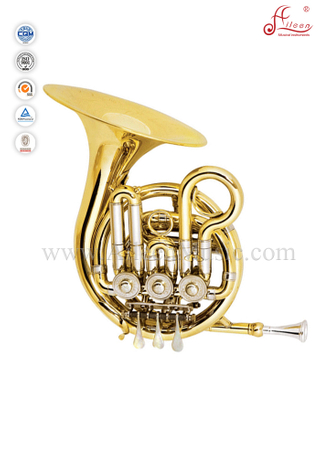 Mini Trompa Sib 3 llaves lacada en oro (FH7030G)