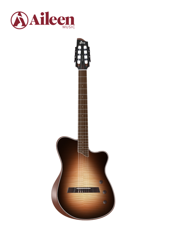 WCG370 Fabricante de instrumentos musicales de China Winzz Guitarra electroacústica de cuerdas de nailon de 39 '