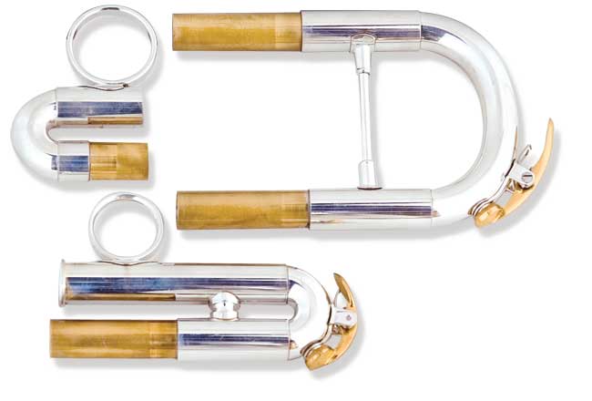 Trompeta de cuerpo de latón profesional de alta calidad con llave bE/D (TP-S480S)