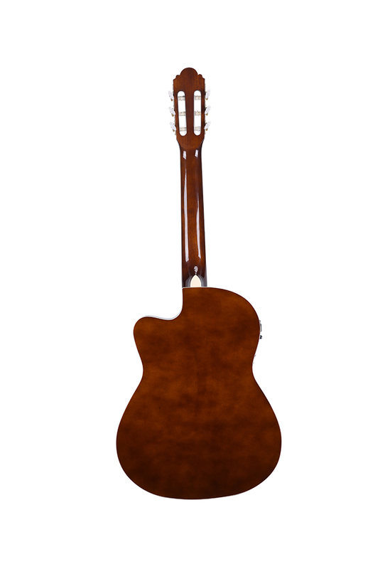 AC10ET NUEVO CUERPO FINO 39 'CUTA ATRIMA ELÉCTRICA CORTES ACULTICAS DE NYLON GUITARIA