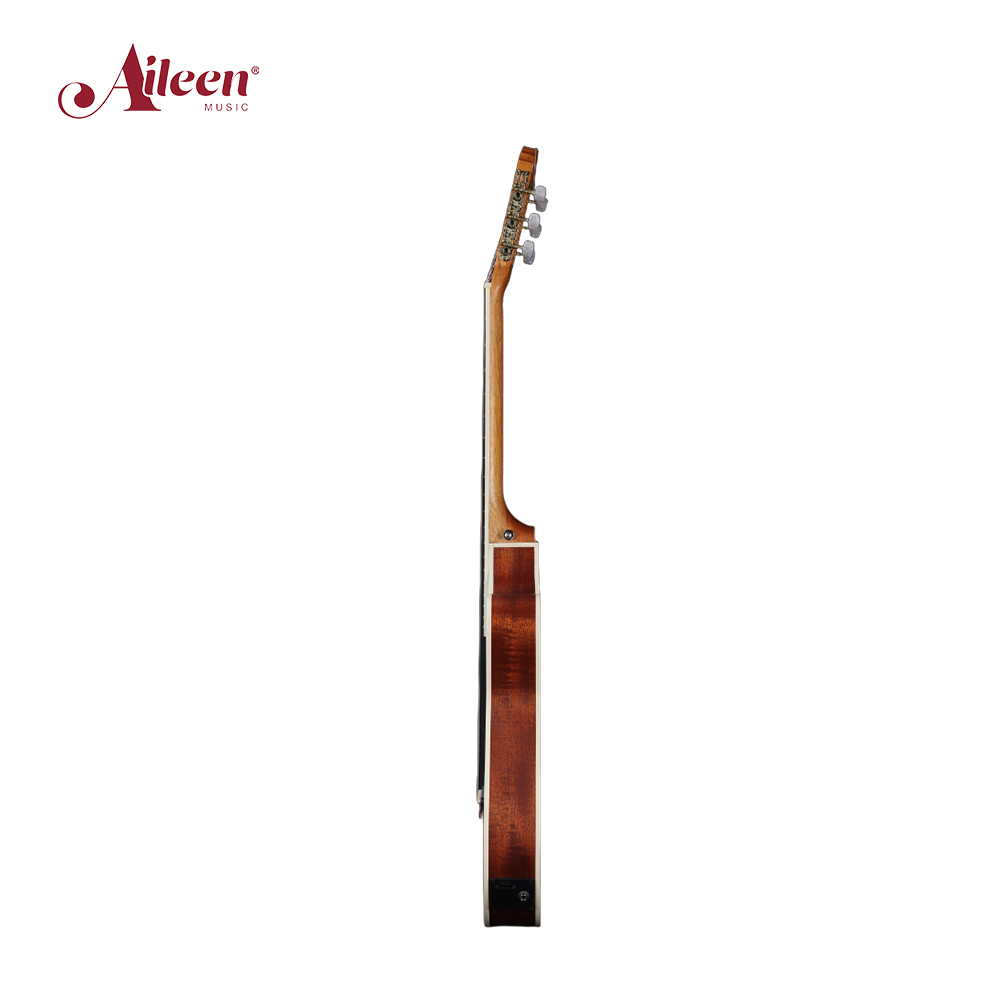 Guitarra clásica eléctrica con cuerdas de nailon de 39' de cuerpo delgado con ecualizador (AC171CE)