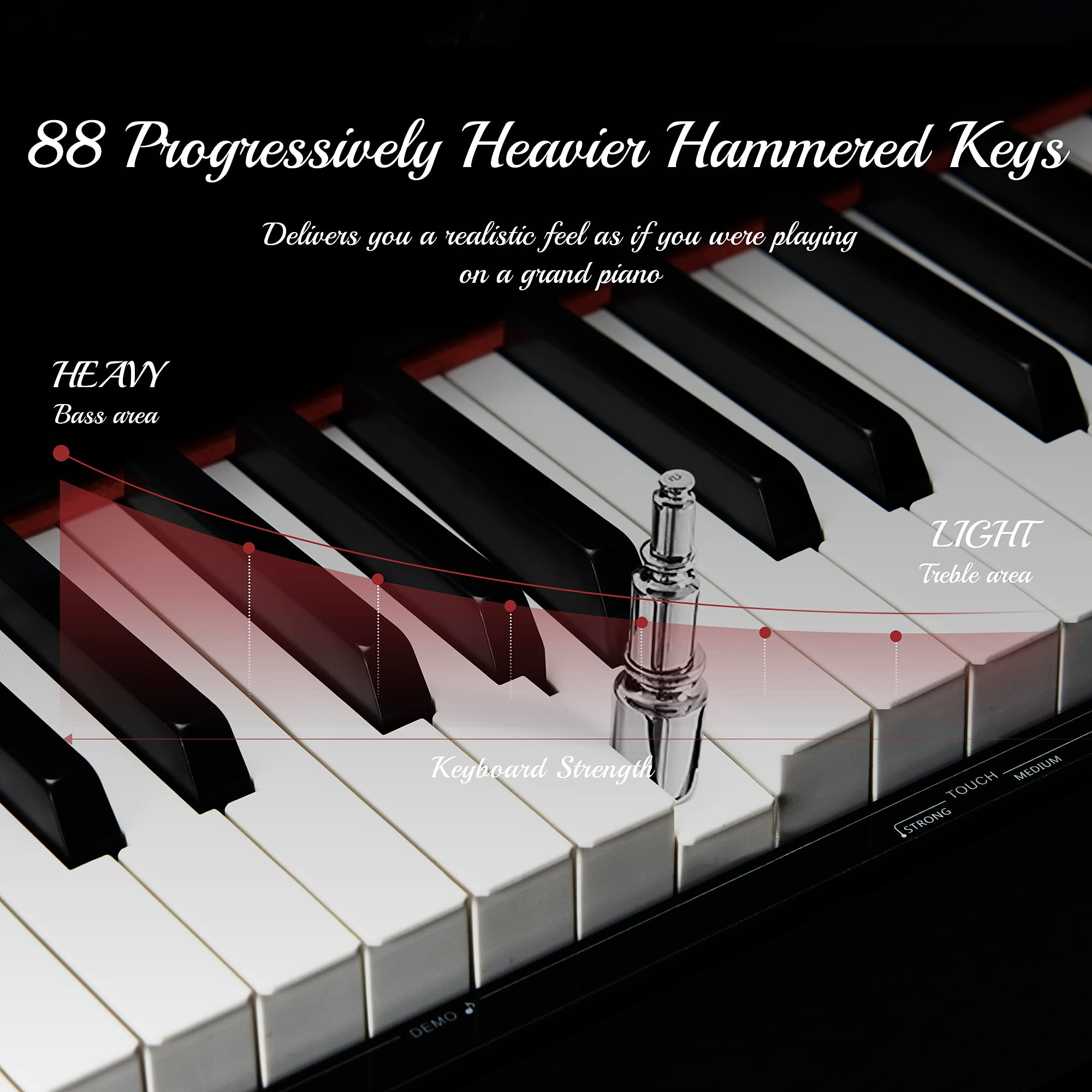 88 teclados Progress Hammer Action (DP755)