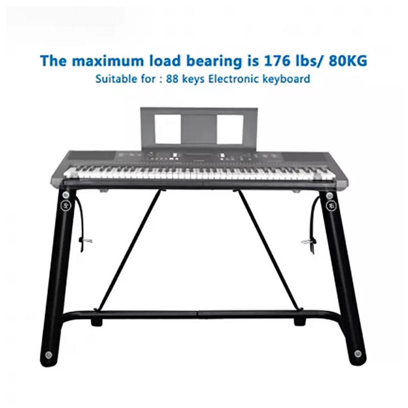 Soporte de piano para teclado en forma de U desmontable de 61/88 teclas (MSK710U)