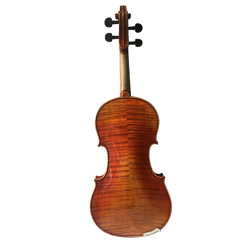 Violín de conservatorio hecho a mano, violín avanzado de arce flameado agradable (VH500Z)
