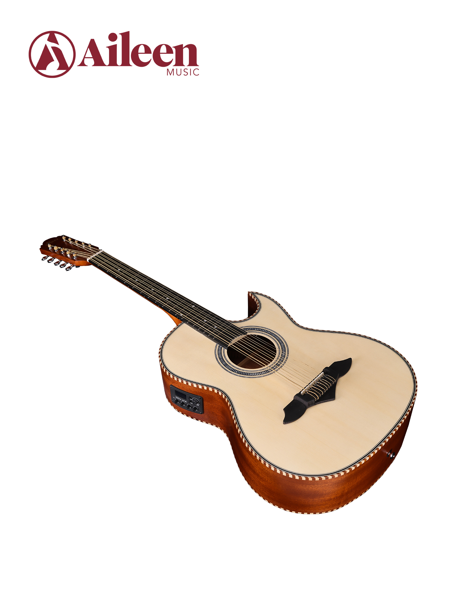AF17CE-10 Venta caliente Instrumentos musicales Estudiante 10 cuerdas 41 'Guitarra acústica