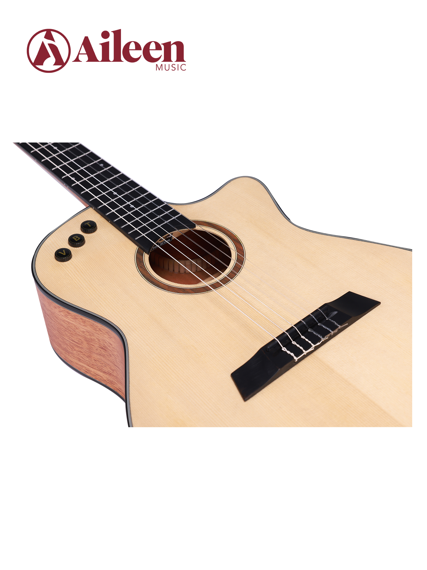 WHG17CE Gran oferta, guitarra híbrida de cuerdas de nailon Winzz de 41 'de alta calidad
