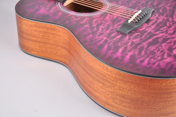 Guitarra acústica superior de bebedero macizo recortada de 41 pulgadas más color (AFM17DTC-GA)