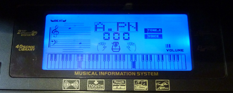 Instrumento de teclado de piano de 61 teclas/teclado electrónico (MK-933)