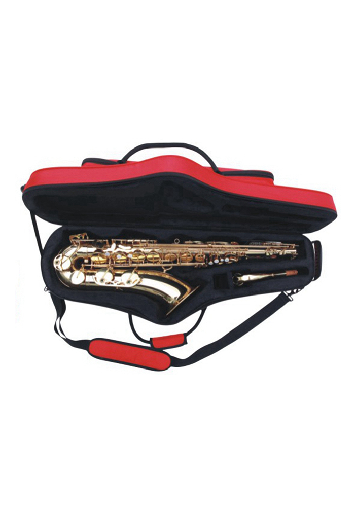 Estuche de saxofón rojo ligero para saxo tenor (TSPC1012)