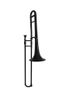 Trombón simple ABS clave bB con varios colores (TB230P)
