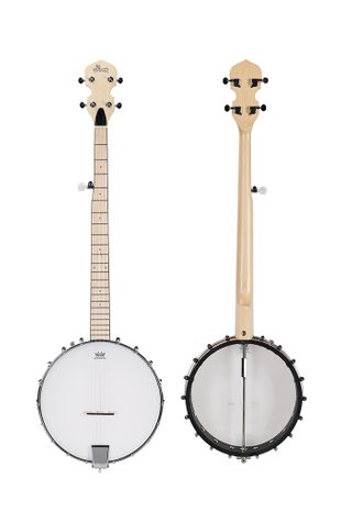 ABO189 Instrumentos musicales Acabado mate Estilo abierto Remo Head Banjo de 5 cuerdas