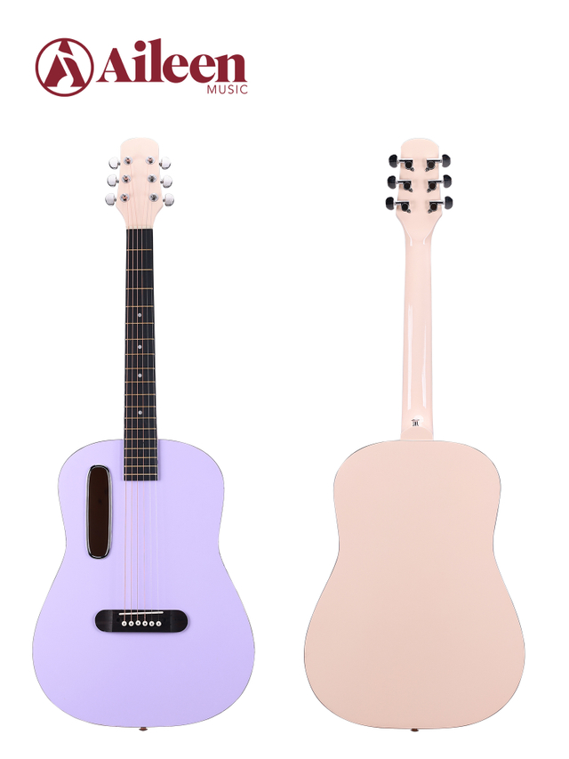 AF001L-H Venta directa de fábrica Acabado brillante Nivel de entrada Guitarra acústica de 38 '