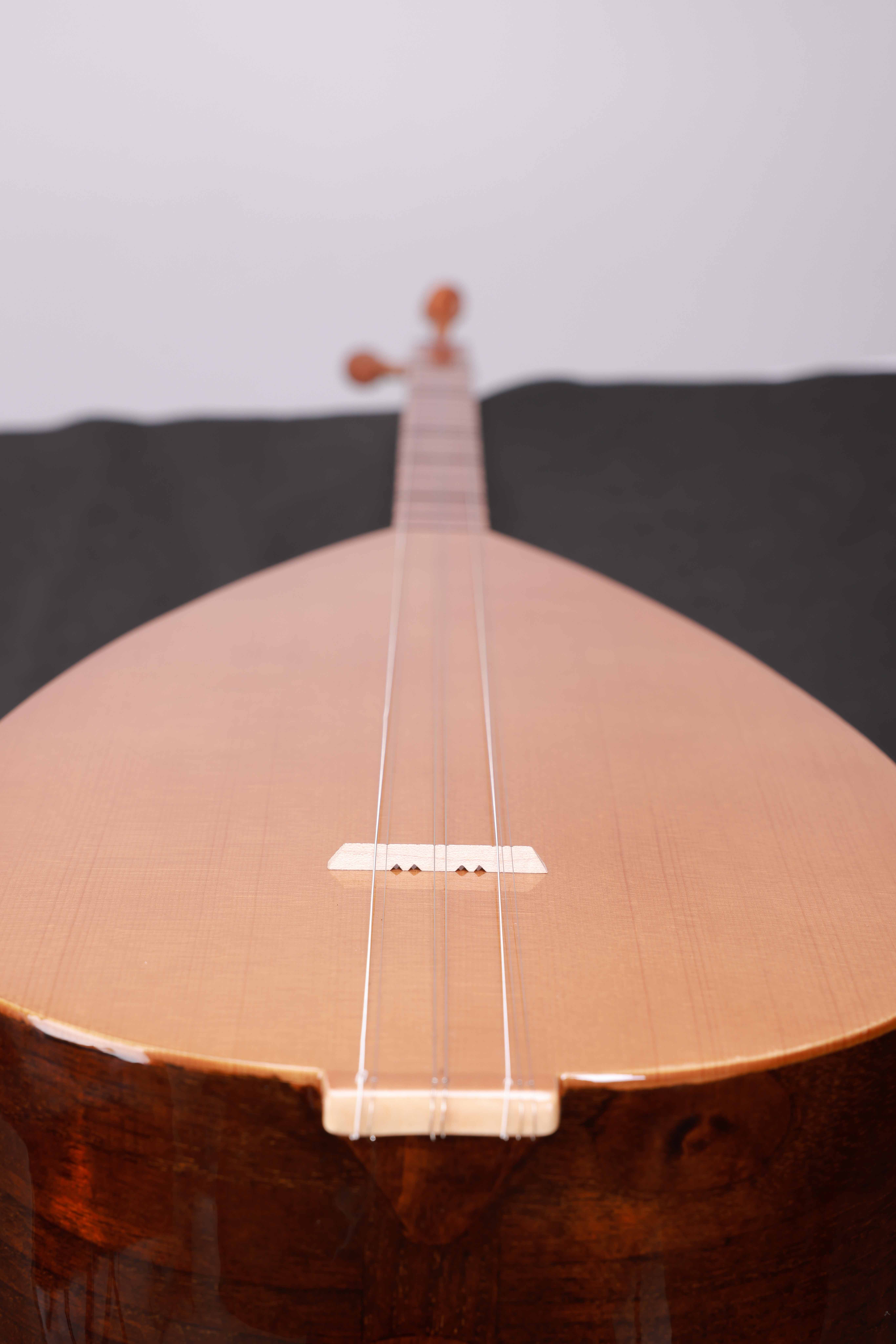 Instrumento musical tradicional turco Baglama de cuello largo Todo Soild Saz2 #