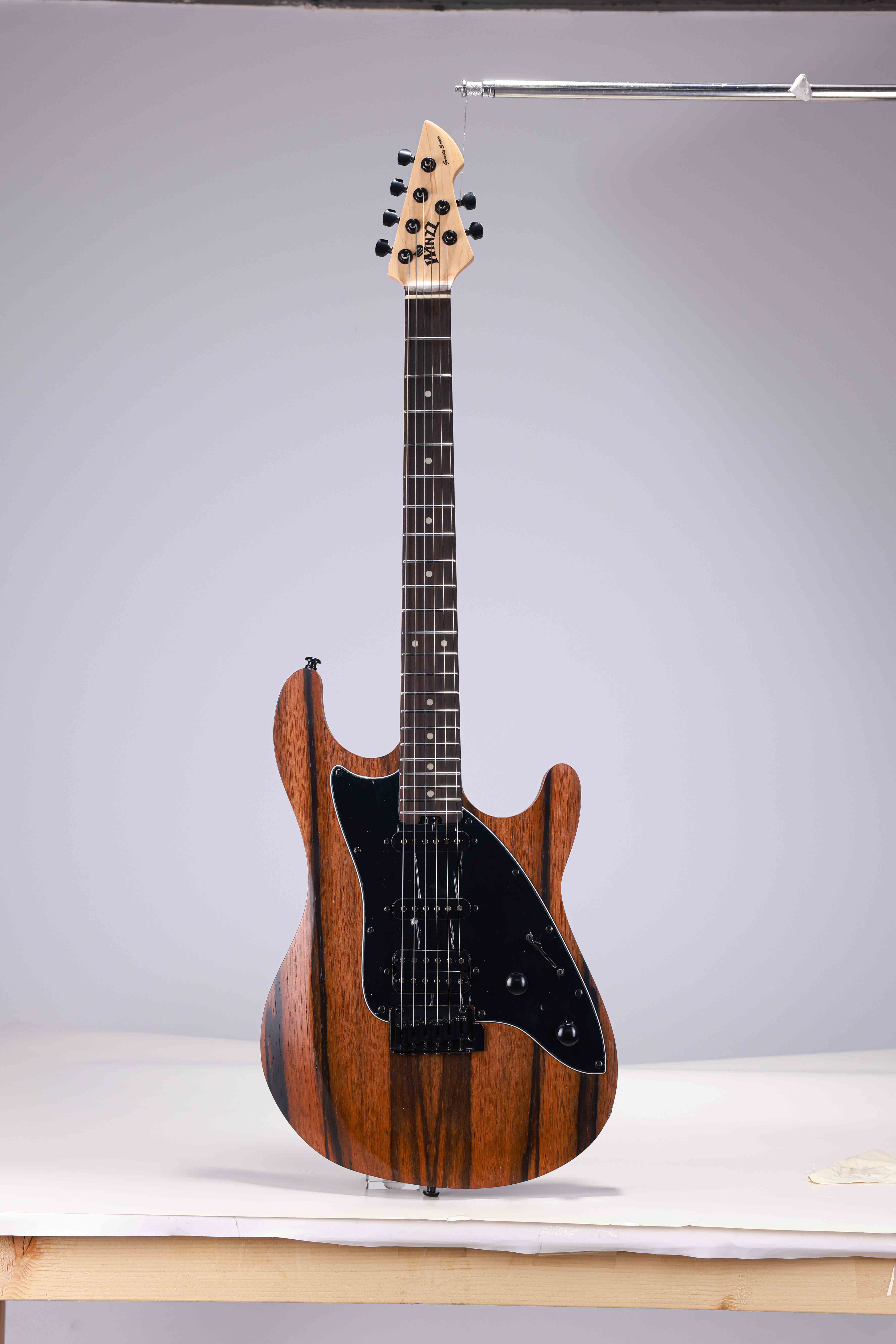 WGS EX80-AA Winzz Exotic Collection Agatis Body Amara Venee Guitarra eléctrica superior fabricada en Indonesia
