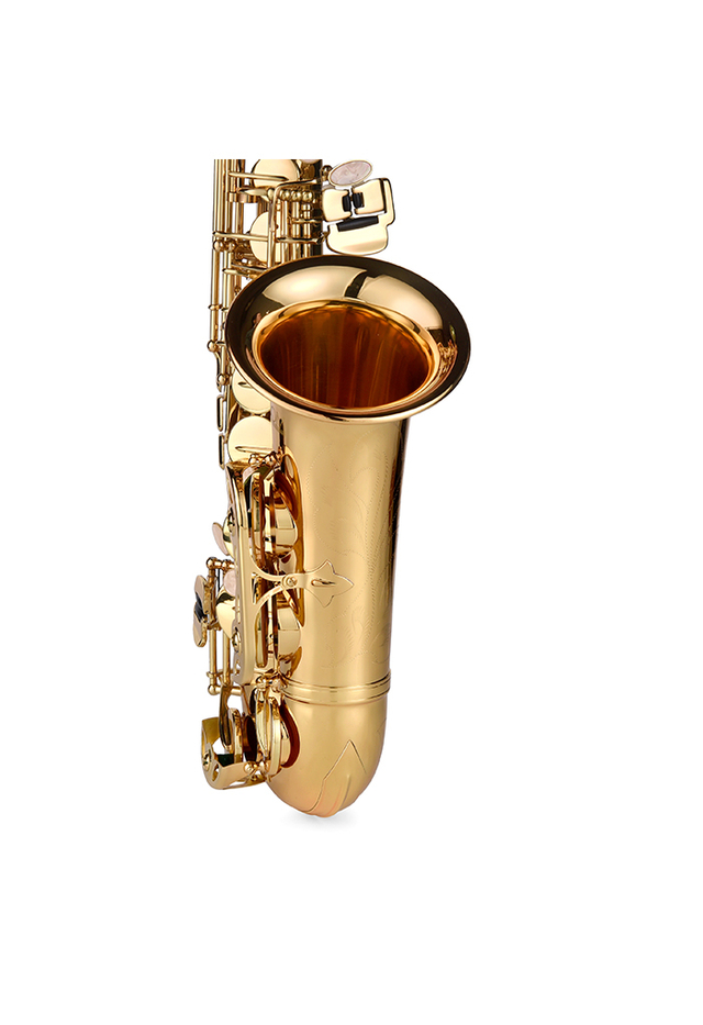 Sp1001g de alta calidad ser llave de oro lacado alto saxofón