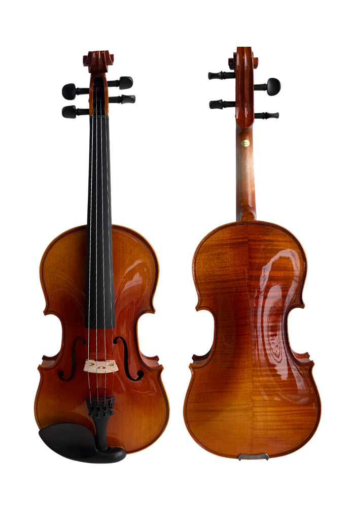 VM125 Spruce sólido de alta calidad Top 4/4 Violín moderado