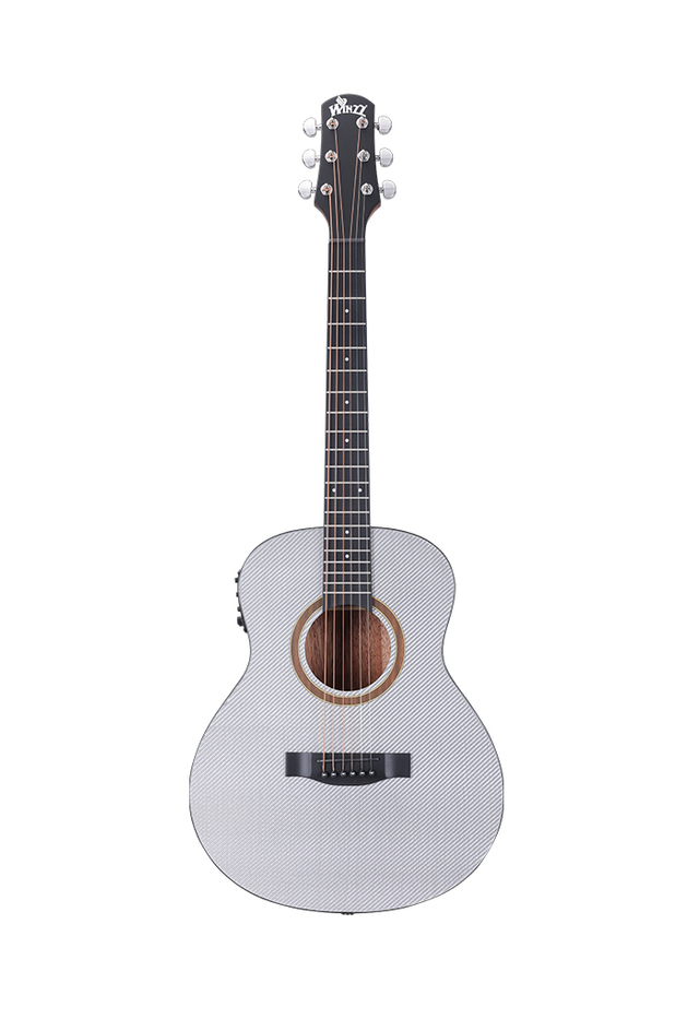 AFC77E Finis mate de buena calidad 36 'Guitarra acústica de carbono Top