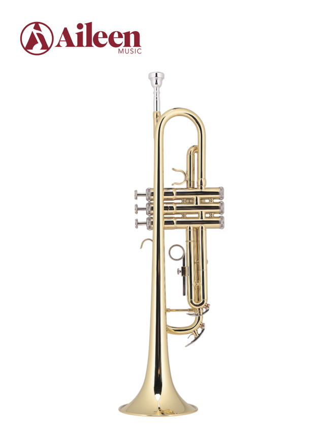 TP8030G Nuevo oro lacado en lacado cuerpo de latón trompeta de grado medio
