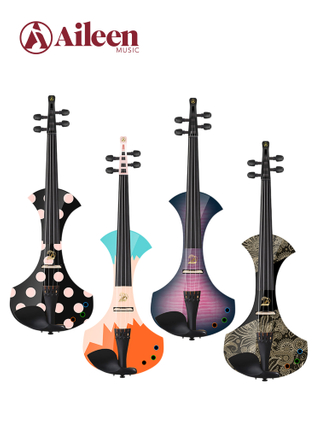 AV-D501 Nuevo The 20th Anniversary Decal Paper Design Patente Violín eléctrico 4/4