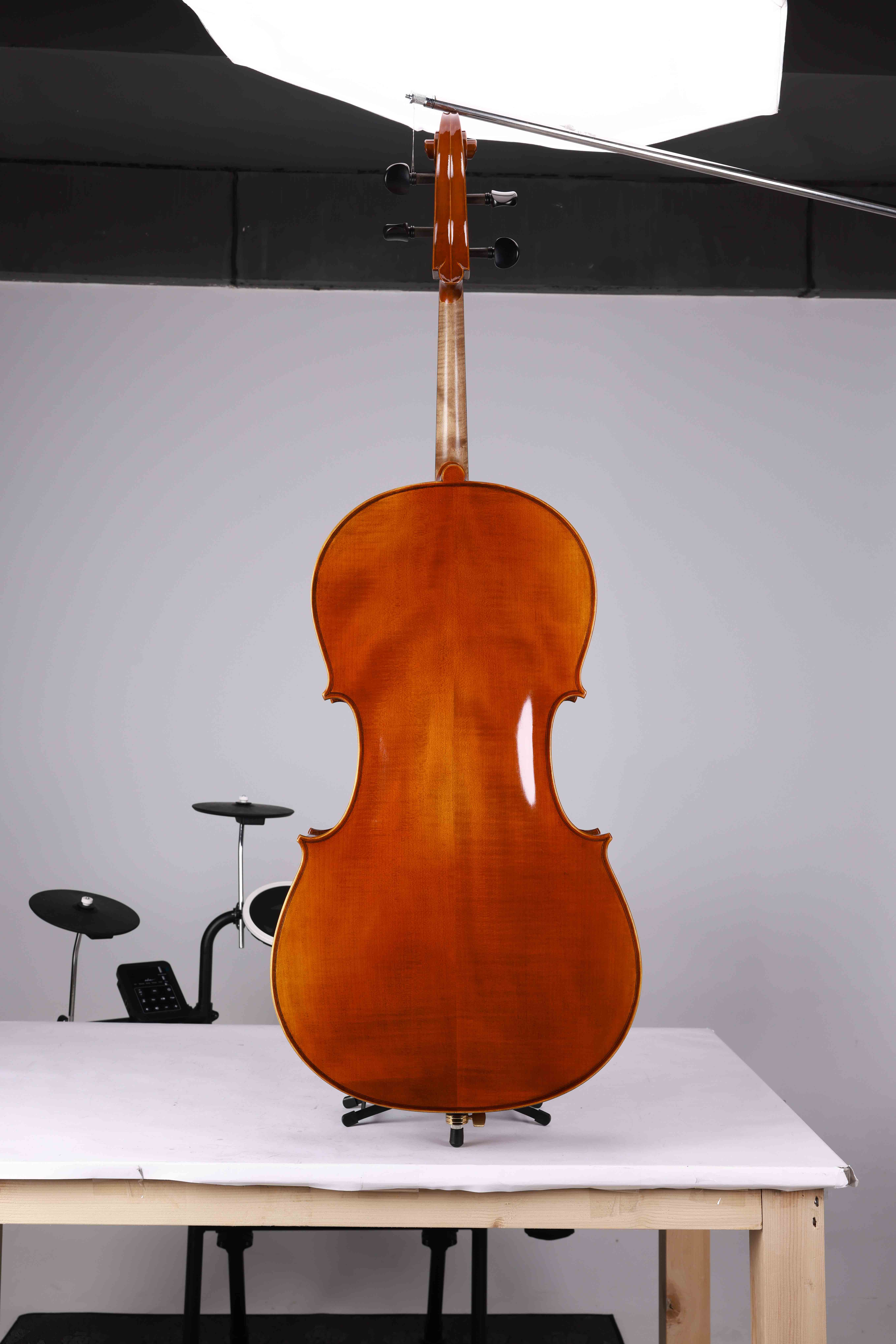 LC02 Legacy Series Tapa de abeto macizo seleccionada 1/8- 4/4 Violonchelo profesional avanzado
