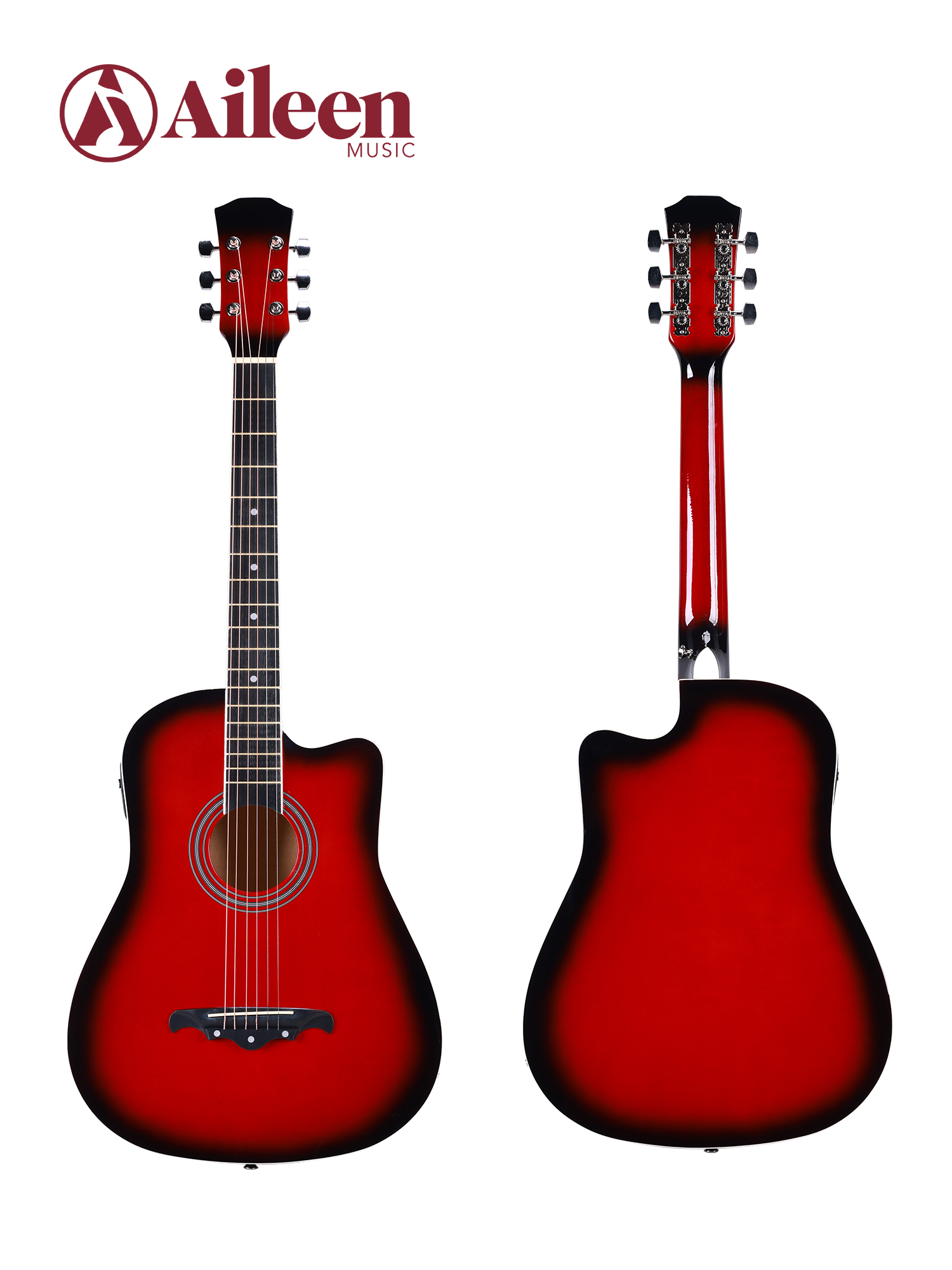 AF38LCE Instrumentos musicales de buena calidad Guitarra acústica de nivel básico de 38 '