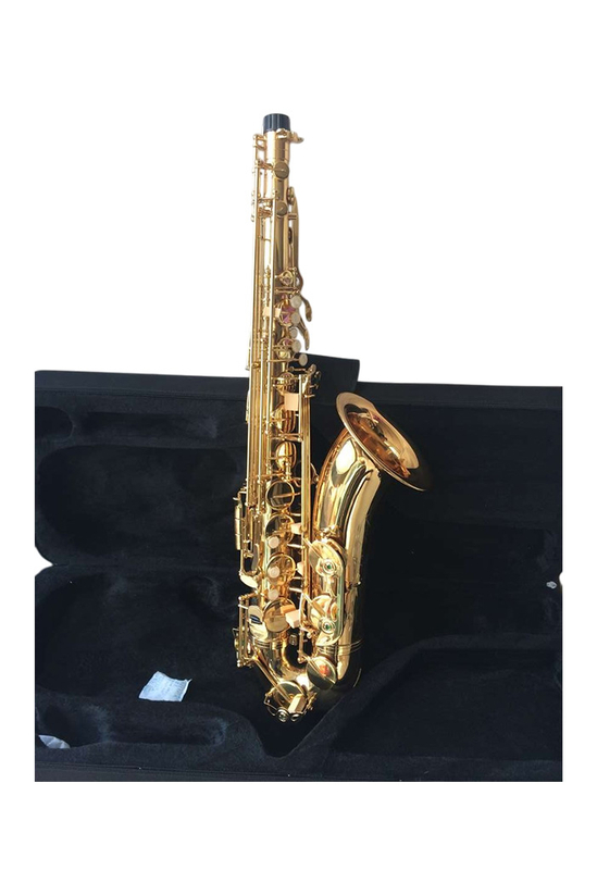 Sp0011g Instrumento de viento de madera al por mayor oro llave llave llave saxofón de tenor