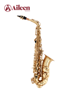 Saxofón alto estilo S, material de latón amarillo de grado general ASP-G7010G