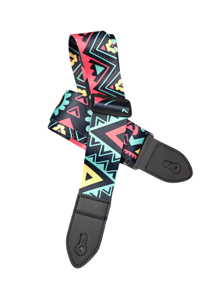 Accesorios de guitarra de venta de guitarra GS120 Estilo de impresión de transferencia de calor Correa de guitarra de nylon