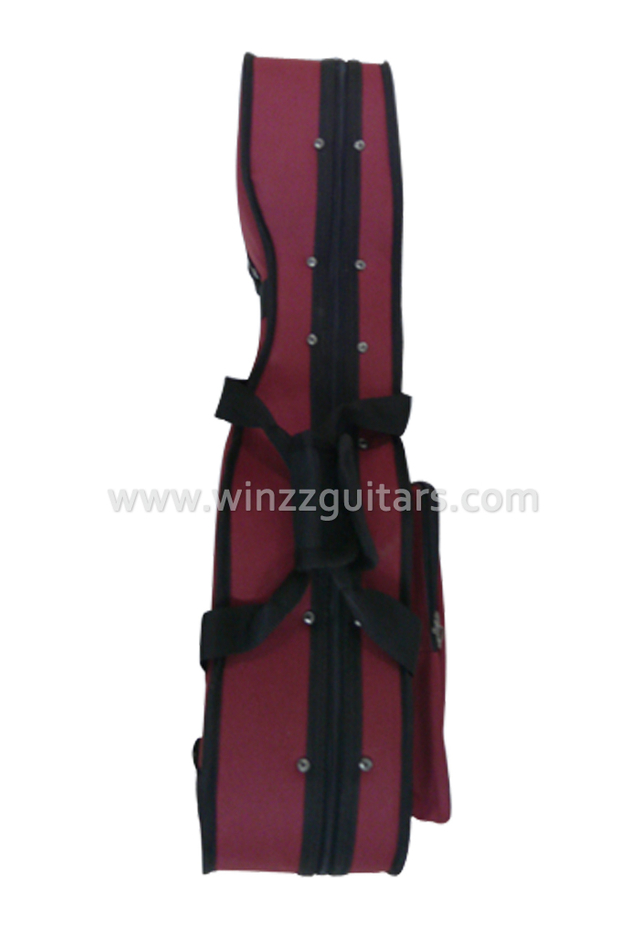 Estuche de espuma roja para ukelele soprano de 21' (CSU002)