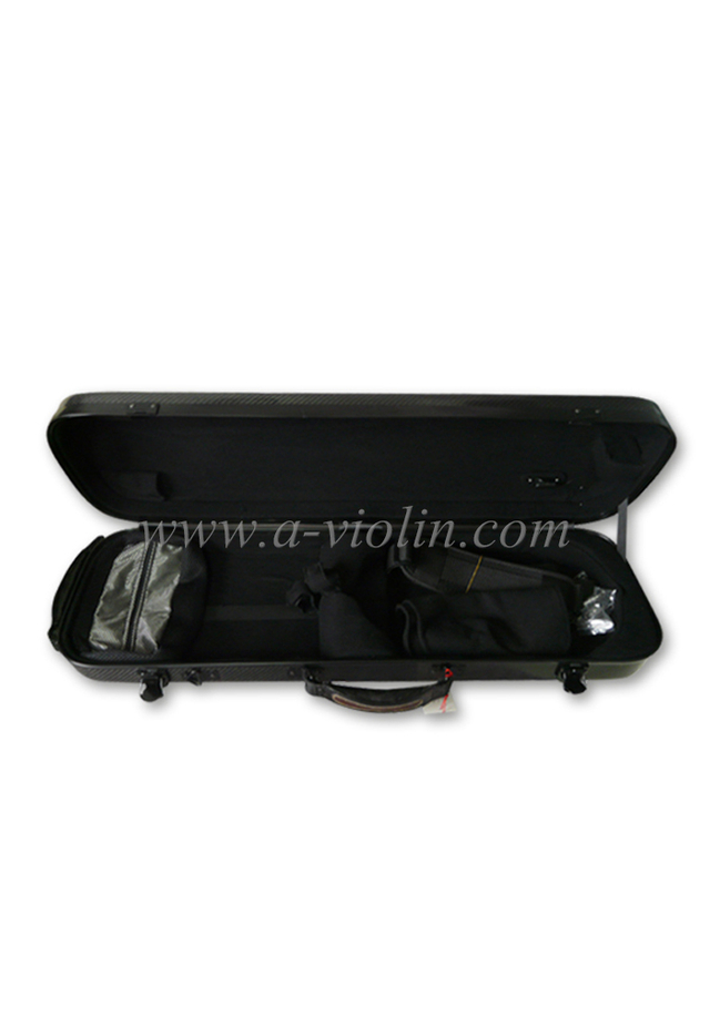 Estuche de fibra de vidrio de violín con forma alargada (CSV-F08CC)