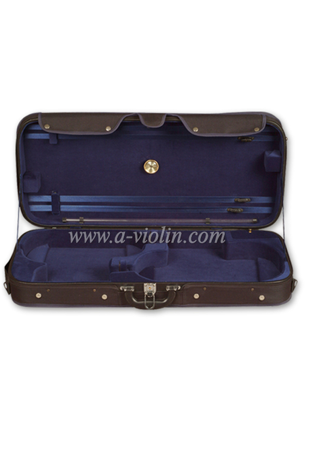 Estuche de madera contrachapada para violín y viola de 4 / 4,16 "(CSVA207)