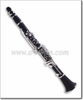 Clarinete de baquelita Bb de estudiante con 17 llaves de níquel plateado (CL3041N)
