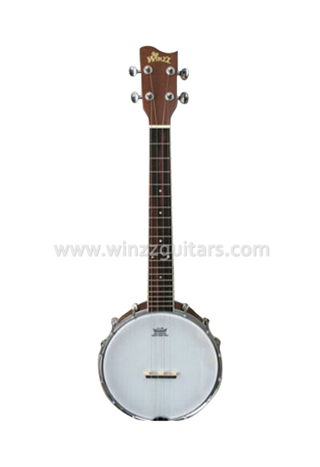 26 "4 cuerdas diapasón de nogal negro Travel banjo (ABO124)