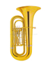 Tuba 4/4 Lacada en Oro Hecha a Mano - Intermedia(TU-M3488G)