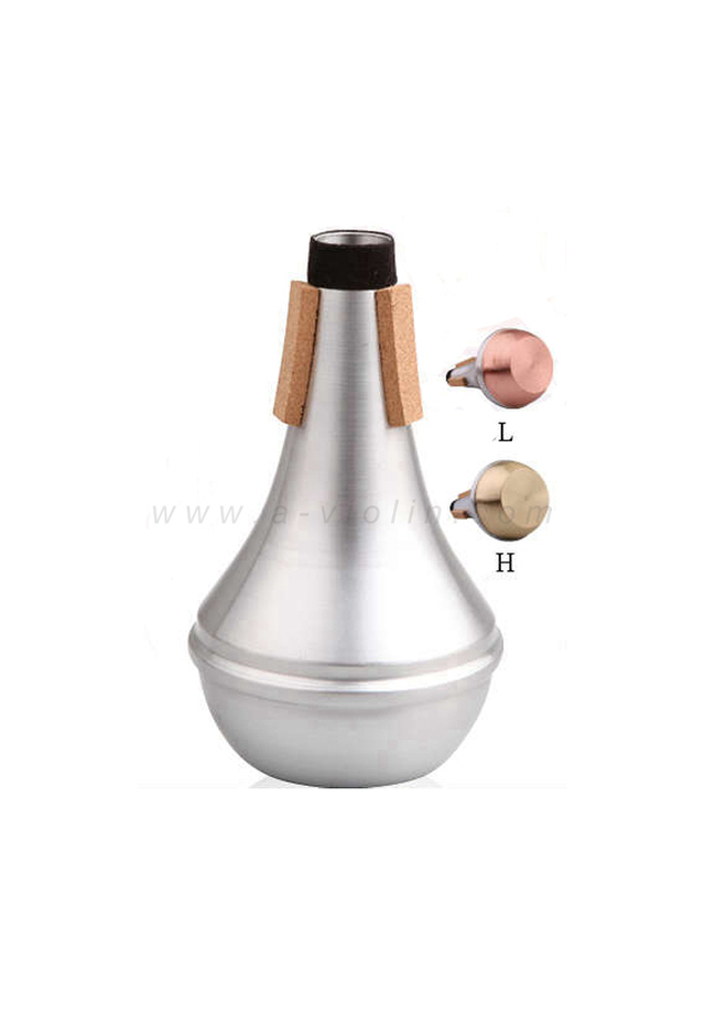 Silenciador de práctica de mini trompeta de aluminio para principiantes (TPMT13)