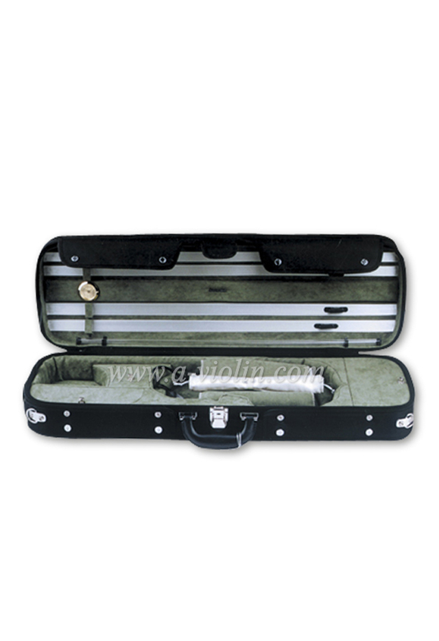 Elegante estuche de violín de madera con forma rectangular (CSV-T042A)