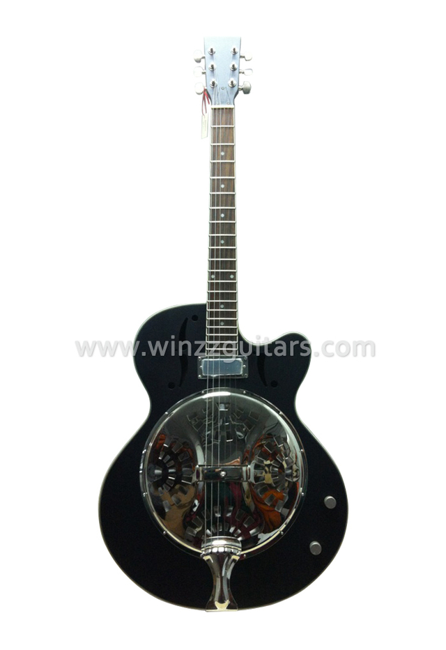 Guitarra Dobro Resonador de Cuello Redondo de Madera Laminada (RGS93E)