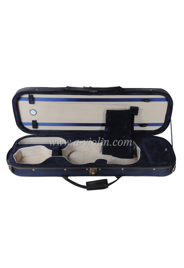 Estuche de violín oblongo ligero espumado con asa de tela (CSV073)