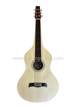 All Maple Plywood Acoustic Lap Steel Weissenborn Guitarra (AW400)