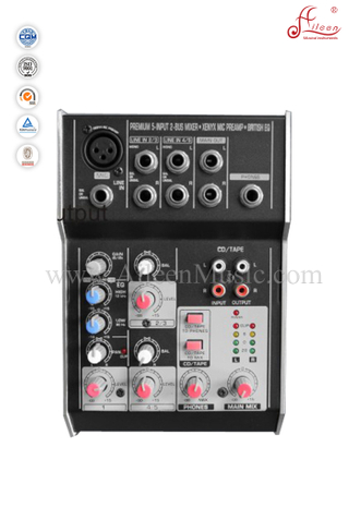 Consola mezcladora estéreo mono de 5 canales (AMS-E502)