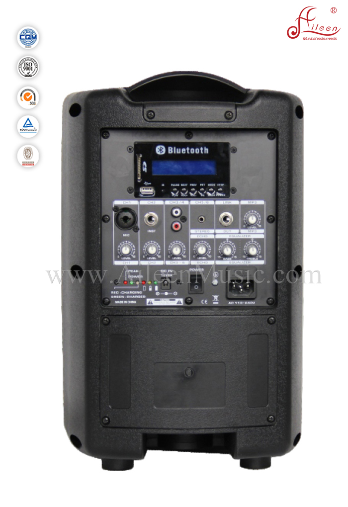 Sistema PA de batería de receptores inalámbricos UHF de 8 pulgadas (PPS-0840MB)